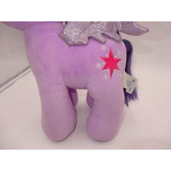 My Little Pony Twilight Sparkle Plush Toy With Glittery Wings & Horn 16" Purple - Picture 8 of 9